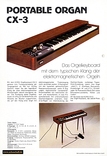 Korg Prospekt CX-3 Portable Organ deutsch