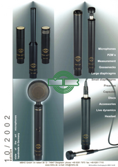 MBHO Catalog Microphones 2002 english