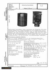 Neumann Gefell Typenblatt M15 Mikrofonverstärker 1953 deutsch