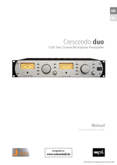 SPL Manual Crescendo Duo Mic Preamp deutsch english