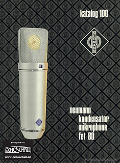 Neumann Katalog 100 Mikrofone 1977 deutsch