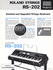 Roland Brochure String Synthesizer 1977 english