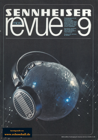 Sennheiser Katalog micro-revue 9 1978 deutsch