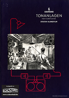 Siemens Klangfilm Prospekt Tonanlagen für Filmstudios 1953 deutsch