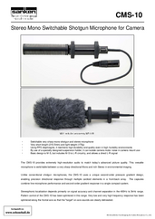 Sanken Bochure CMS-10 Richtrohrmikrofon 2010 english