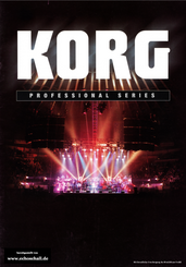 Korg Katalog Keyboards 1998 deutsch