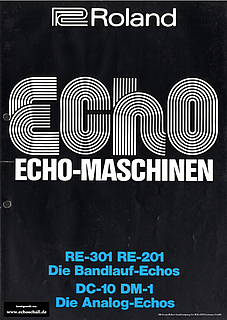 Roland Prospekt Echo-Maschinen 1977 deutsch