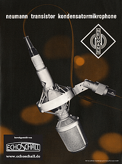 Neumann Katalog Mikrofone 1967 deutsch