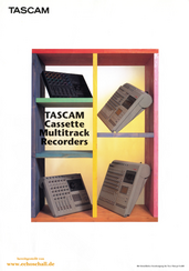 Tascam Catalog Cassette Multitrack Recorders 1994 english