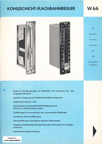 EAB Prospekt W66 Flachbahnregler deutsch