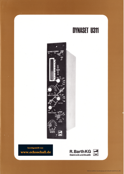 Barth Brochure U311 Dynaset english