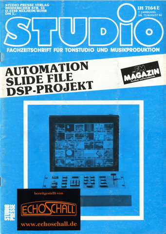 [Translate to Englisch:] Studio Magazin Heft 75-MXR Q1 Digitalhall-Automatisierung im Regieraum-Lexicon PCM60
