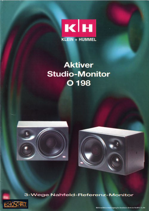 EchoschallBibliothek O198 Studiomonitor