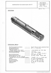 Neumann Prospekt KM56 Mikrofon 1958 deutsch