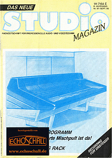 Studio Magazin Heft 87-Test Korg SDD-2000-Harrison Serie 10 Mischpult