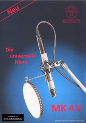 Schoeps Prospekt MK4V Nierenmikrofonkapsel 1995 deutsch
