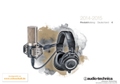 Audio Technica Gesamtkatalog 2014 deutsch