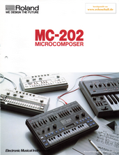 Roland Brochure MC-202 Micro Composer 1983 english