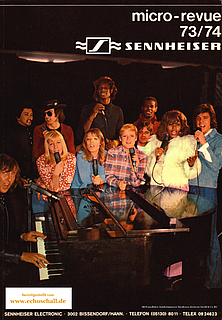 Sennheiser Katalog micro-revue 1973 deutsch