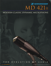 Sennheiser Brochure MD421-II Microphone 1996 english