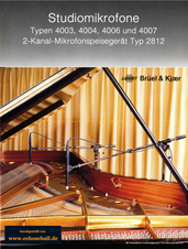 Brüel & Kjær Katalog Studiomikrofone 4003 4003 4006 4007 1982 deutsch