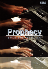 Korg Prospekt Prophecy Solo Synthesizer 1995 deutsch