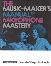 Shure Prospekt Music Maker's Manual of Microphone Mastery 1975 deutsch