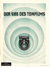 Klangfilm Prospekt Sieg des Tonfilms 1930 deutsch