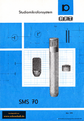 RFT Mikrofontechnik Gefell Katalog SMS70 1975 deutsch