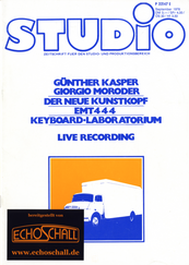 Heft 09-Günther_Kasper-Giorgio_Moroder-EMT_444-Live_Recording