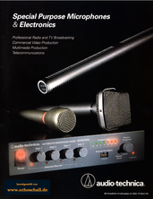 Audio Technica Brochure Special Purpose Microphones 1995 english
