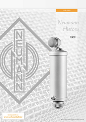 Neumann Brochure History 1928-2005 english