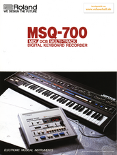 Roland Brochure MSQ-700 MIDI Sequencer 1984 english