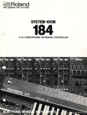 Roland Brochure System 100M Modul 184 Controller english