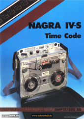 Kudelski Brochure Nagra IV-S Time Code 1989 english
