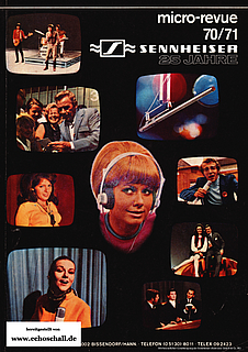 Sennheiser Katalog micro-revue 1968 deutsch