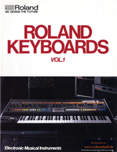 Roland Catalog Keyboards Volume 1 1982 english
