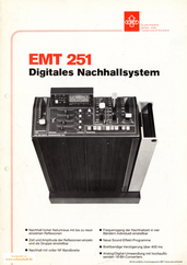 EMT Prospekt 251 Digitales Effektgerät deutsch