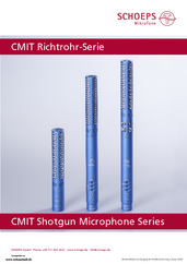 Schoeps Brochure CMIT Shotgun Microphone Series 2016 deutsch english