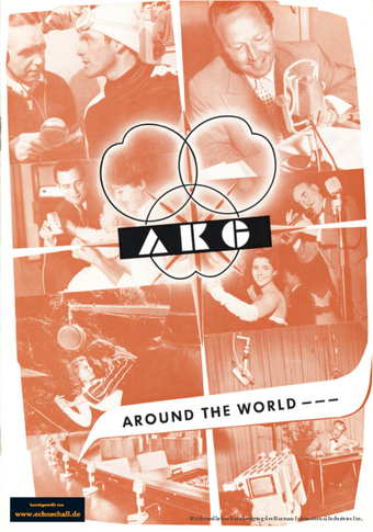 AKG Microphone Catalog 1958 english