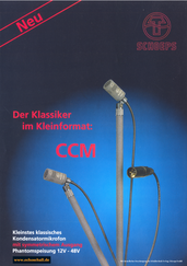 Schoeps Prospekt CCM Kompaktmikrofon 1994 deutsch