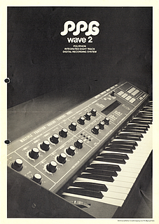 PPG Prospekt Wave 2 Synthesizer deutsch english