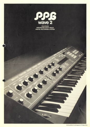 PPG Prospekt Wave 2 Synthesizer deutsch english