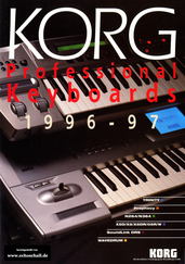 Korg Katalog Keyboards 1997 deutsch