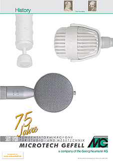 Microtech Gefell History 75 Years 2003 english