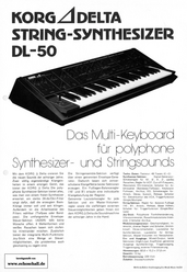 Korg Prospekt Delta DL-50 String Synthesizer deutsch