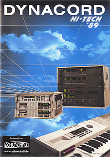 Dynacord Katalog Hi Tech 1989 deutsch english francais