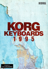 Korg Katalog Keyboards 1995 deutsch