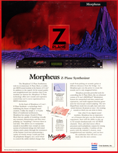 E-mu Systems Brochure Morpheus Synthesizer 1993 english
