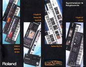 Roland Katalog Synthesizer & Keyboards 2007 deutsch